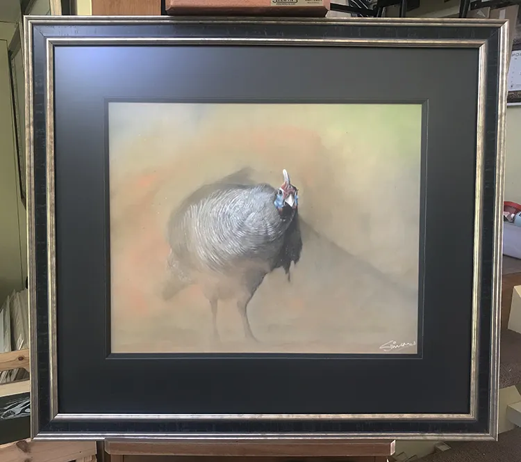 Mounted, Framed and on display in the Studio/Gallery Frame size 30in x 27in