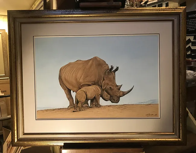 The image has been beautifully framed by Framers Gallery (The framed image is 44in X 33in)