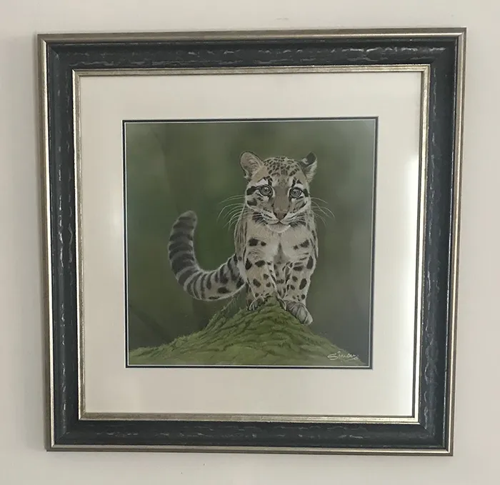 The finished image, beautifully framed by Framers Gallery (Framed size 27in x 28in)