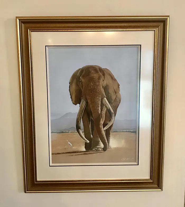 Beautifully framed by Framers Gallery Size 28.5in X 35in