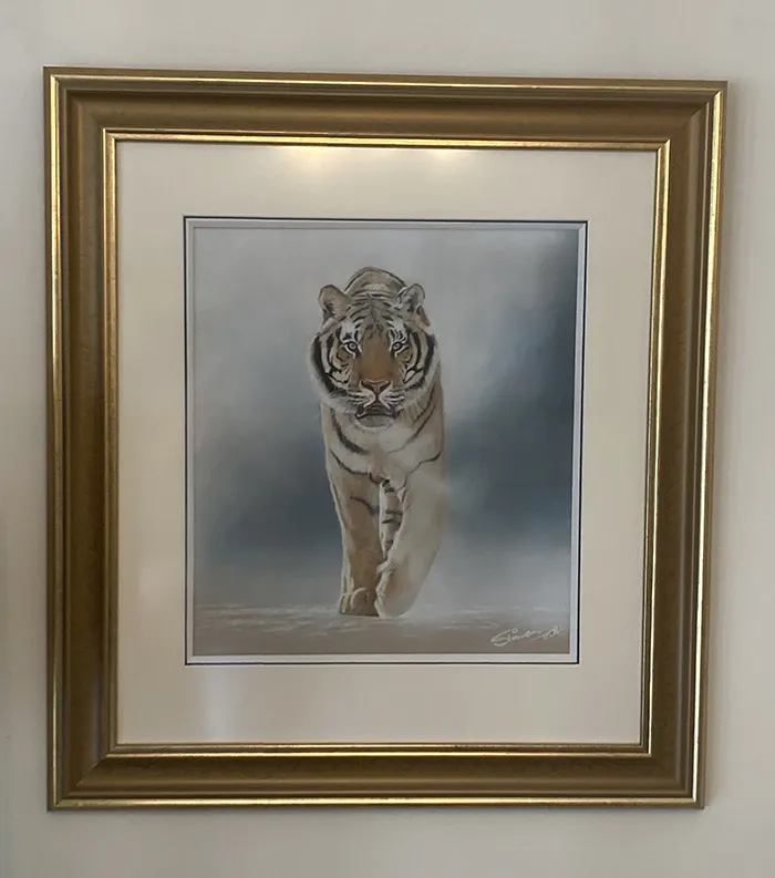 Beautifully framed by Framers Gallery Frame size in inches 25 X 28  