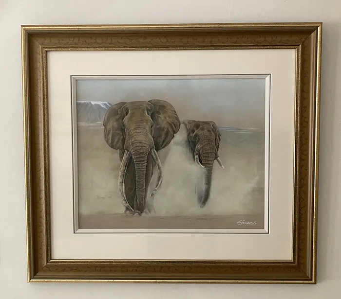 Beautifully framed by Framers Gallery Framed size 32in X 28in