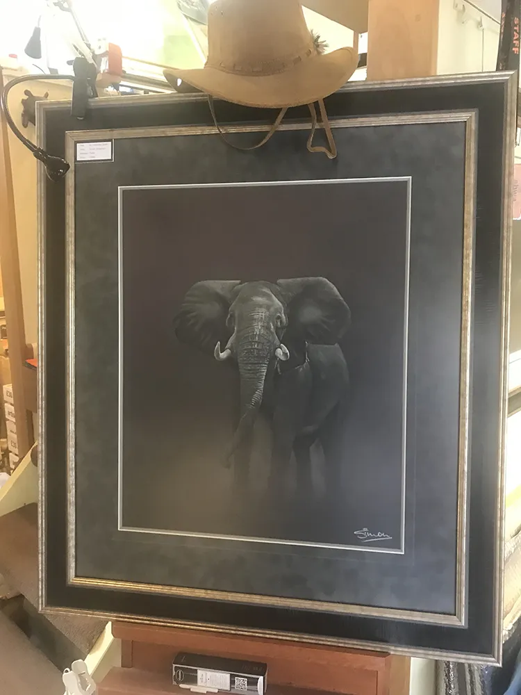 Beautifully mounted and framed Frame size 31in x 36in